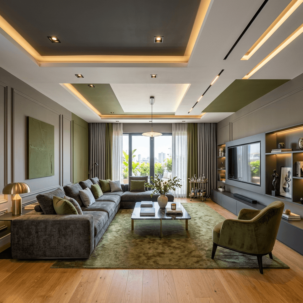 Contemporary 2BHK Apartment